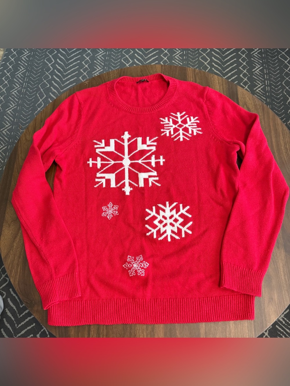 Women’s Christmas snowflake sweater